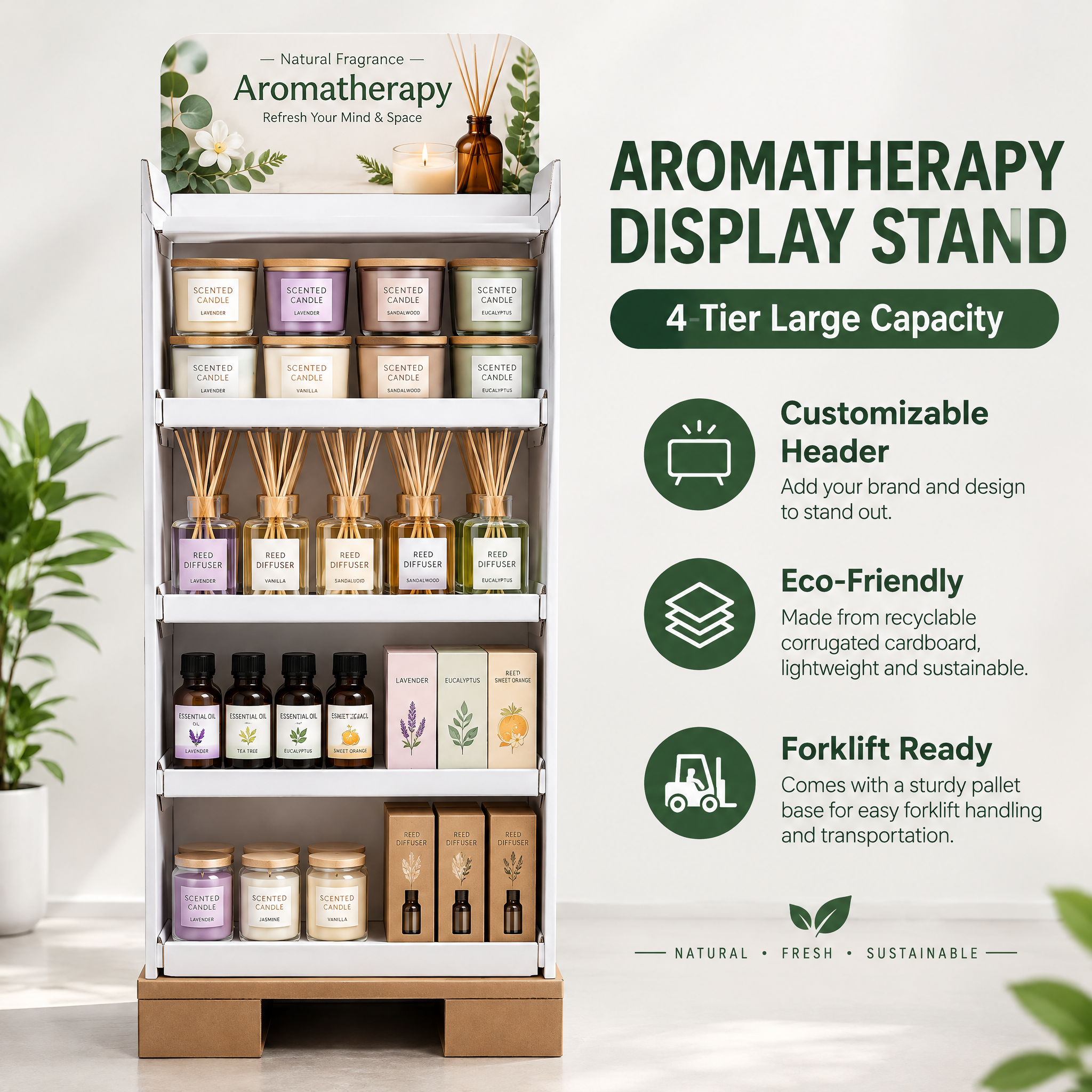 Aromatherapy Display Stand Hero