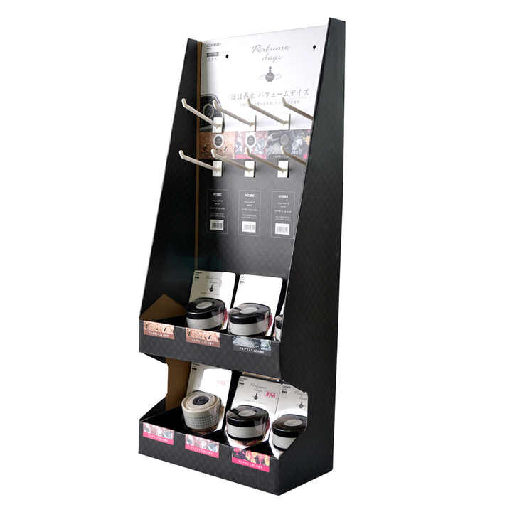 black cardboard cosmetics dispaly 6