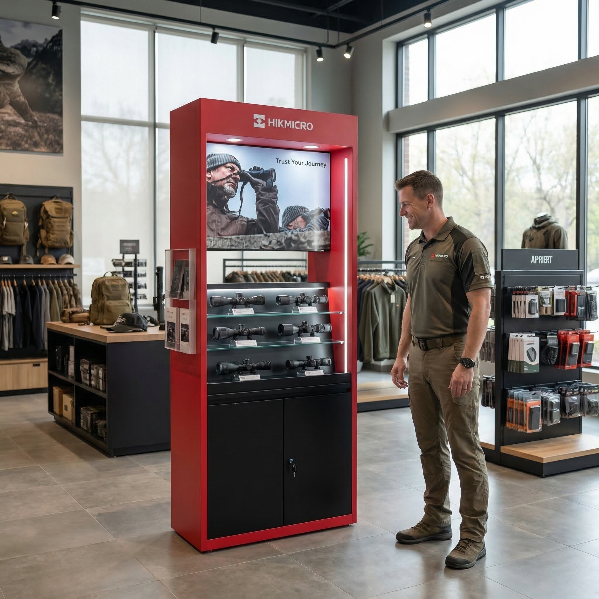 hikmicro display cabinet 1