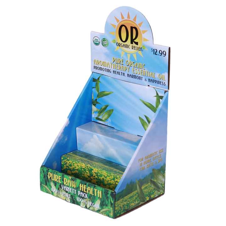 caixa d'exhibició de sobretaula de paper 1