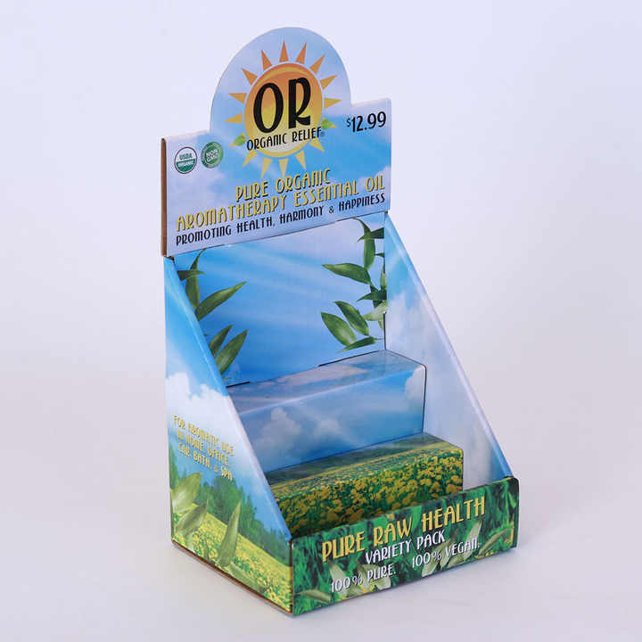 caixa d'exhibició de sobretaula de paper 5