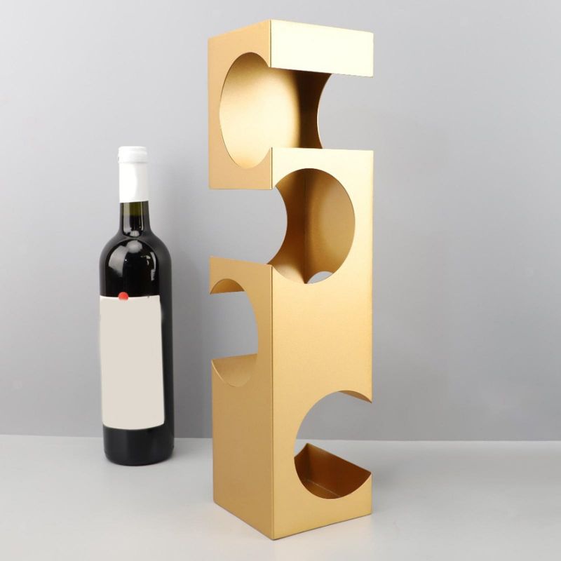red wine holder display stand